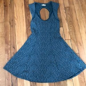 Green silence + noise skater dress